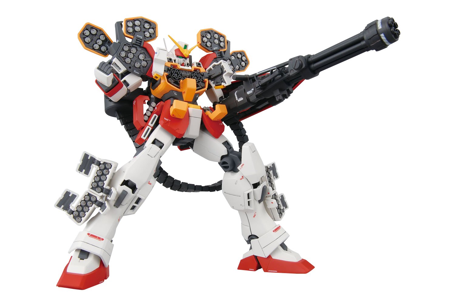 DragonDash楽天市場店の【送料無料】BANDAI SPIRITS(バンダイ スピリッツ) MG 新機動戦記ガンダムW Endless Waltz ガンダムヘビーアームズ EW版 1/100スケール 色分け済みプラモデル｜アングル3