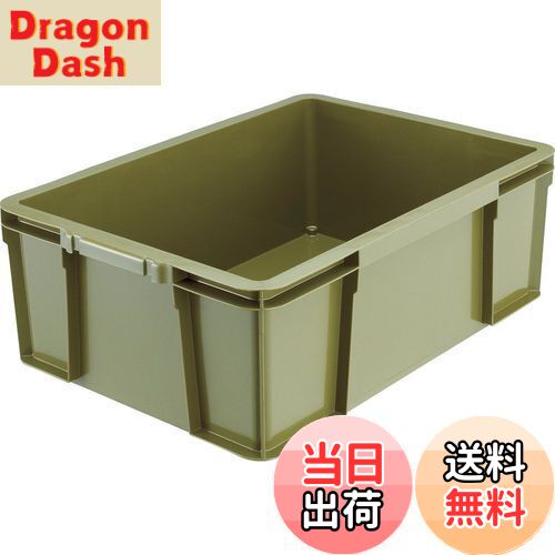 【送料無料】TRUSCO(トラスコ) THC型コンテナ ボックス型コンテナ 収納ケース 収納ボックス 有効内寸541X371X310 OD THC-64B-OD