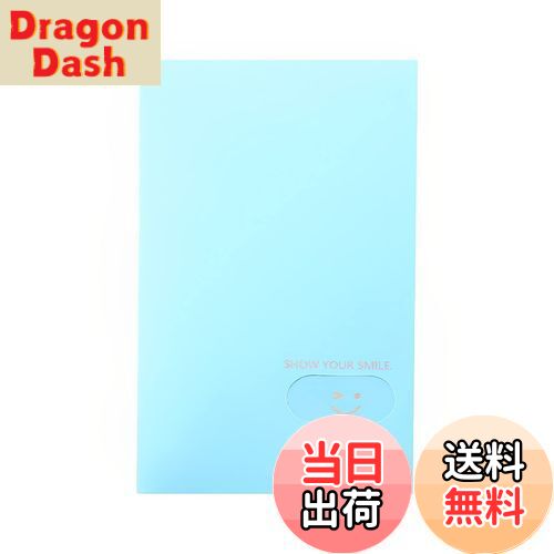 【送料無料】Zhi Jin ビジネス名刺ホルダー カードケース 120枚のカード収納 青 配達3〜5労働日まで
