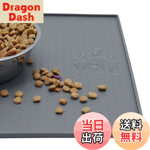 【送料無料】MKUTO ペットマット 猫 犬 食事マット シリコン製 給餌マット 猫砂マット トイレトレーマ..
