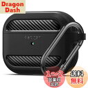 Spigen Apple AirPods Pro ケース カバー カラビナ リング 付き ワイヤレス充電 対応 衝撃 吸収 軽量 キズ防止 防塵 耐衝撃 収納ケ...