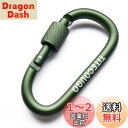 TITECOUGO アウトドア カラビナ おしゃれ 登山 小型 アルミ Dフック 頑丈 ネジロック バンジーコード ブランコ hammocks テント ?キャンプ 用品 キーホルダー 釣り ハイキング ペット karabina アーミーグリーン 2個