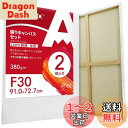 AUREUO 張りキャンバス セット F30 (91.0cmX72.7cm) 中目 100%コットン 2枚 初心者 絵画用具 芸術絵創作 現代油絵 美術装飾 水...