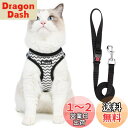 Angelpet 猫 猫用 ハーネス 抜けない ねこ 胴輪 リード付き 通気メッシュ ダブルロック 夜反射ストライプ付き ネコ ハーネスとリードセット 犬猫兼用...
