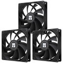 Thermalright TL-C12C CPUファン 120mmケースクーラー、4ピンPWM静音コンピュータファン、S-FDBベアリング付き、最大1550RPM冷却ファン(3個)(2)
