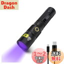 ブラックライト 365nm 20W USB充電式 UVライト レジン用 硬化 強力 紫外線 IPX4防水 2種モード アルミニウム合金製 小型 釣りペット尿検出器 サソリ アニサキス 鑑定 真贋 鉱物用 目には見えない汚れに対策 21700電池を付き (black)