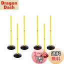 Voodans トレーニングポール アジリティポール サッカー バスケト レーニング用品 (1m6本)