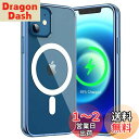 JETech iPhone 12/12 Pro マグネット ケース(6.1インチ用) MagSafe ワイヤレス充電対応 衝撃吸収 バンパーカバー 傷つけ防止 透明バック (インディゴジーンズ)