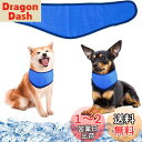 犬用クールバンダナ 犬クールネック 犬用冷感リング ペット用冷却首輪 犬用クールスカーフ 冷却タオル ペット用冷感首輪 冷却スカーフ 涼感ボーダー 暑さ対策グッズ 冷やす 軽量 調節可能 簡単装着 熱中症対策 ネッククーラー お散歩 夏用品 犬猫兼用(1個ブルー) (Mサ