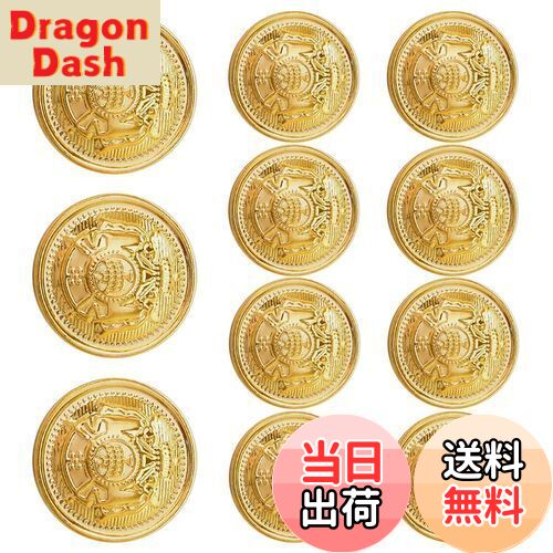 【送料無料】KDSSYFT アンティークメタルボタン ブレザー スーツ 袖口 スカジュアル 軽量 ボタンセット 修理交換 ゴールド ブレザー用 洋服用 コート用...