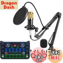 X60 DJ ミキサー オーディオインターフェース ボイスチェンジャー マイク セット オーディオミキサー ポータブル ポッドキャストステレオミキサー pa &...