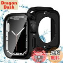 【2024改良モデル】CABOBE 対応 アップルウォッチ カバー 44mm IP68 防水ケース 360 3D直角エッジデザイン アップルウォッチSE2/SE/6/5/4 ケース Apple Watch SE2/SE/6/5/4 ケース 対応 Apple Watch カバー ガラスフィルム 一体型 PC素材 耐衝撃 全面保護 対応 44mm ブラ
