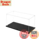 KUKERフィギュアケース 横長タイプ アクリルケース UVカット コレクションケース ディスプレイケース 組み立て簡単 頑丈 汚れ防止 手袋 クリーニングクロス付き(30×15×15cm)