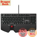エレコム トラックボール付キーボード 有線 プレミアムメンブレン キー割り当て ハードウェアマクロ対応 リストレスト ブラック TK-TB01UMBK
