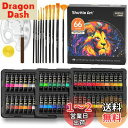 Shuttle Art アクリル絵の具 82点セット 66本 ペイントブラシ10本 パレート付き 速乾 耐久 チューブ 22ml 手作り 布/石/ガラス/セラミ...