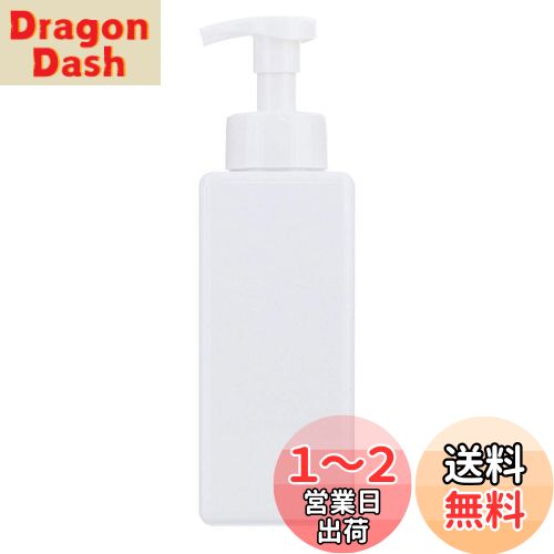 ベストコ(Bestco) シャンプー用ディスペンサー ホワイト 650ml ネトヨン・レ スクエア 泡 ボトル ND-4373 ベストコ(Bestco) シャンプー用ディスペンサー ホワイト 650ml ネトヨン・レ スクエア 泡 ボトル ND-4373