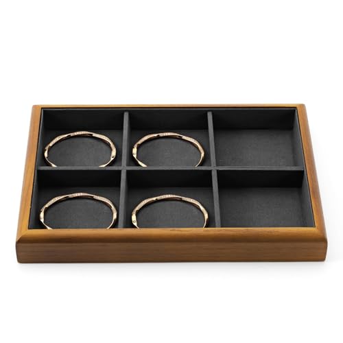 【送料無料】Woodtenジュエリートレイ アクセサリートレイ 木製ジュエリートレイ、ジュエリー展示トレ..