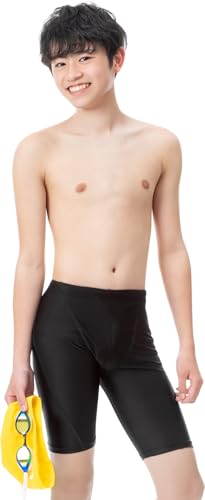 【送料無料】[SPALTAX] スクール水着 男の子 競泳水着 ボーイズ 競泳用水着 ボーイズ水着 ミドルスパッツ フィットネス 子供 水着 競泳 スイムウェア メンズ ジム スイミングウェア 水泳パンツ