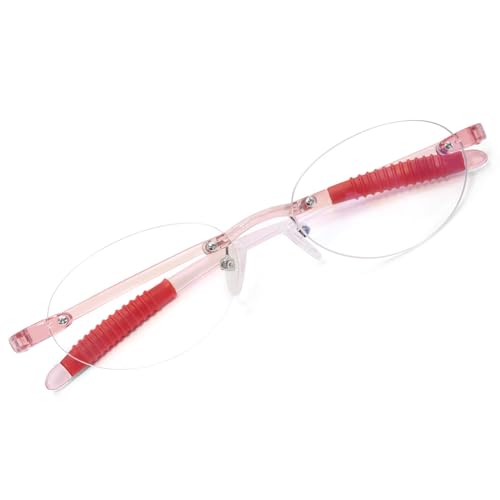 【送料無料】[CEETOL] 老眼鏡 ブルーライトカット 薄型 シニアグラス 枠なし超弾性 メンズ リーディンググラス 軽量 メガネ ケース付き パソコン用 スマホ用 PC用 携帯用