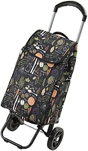 【送料無料】[Sp Labo] [ちょっと大きめ] 自立スタンド付き ショッピングカート 4段階調節バー式 2輪 静音 かわいい おしゃれ