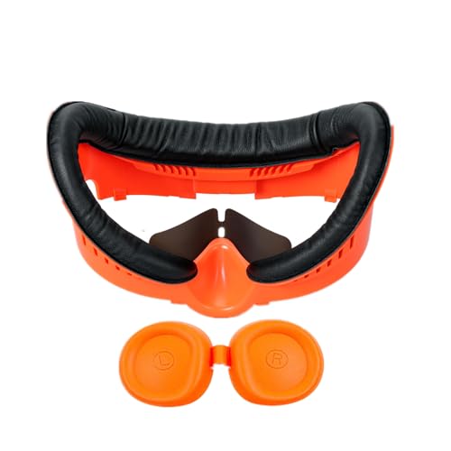 【送料無料】LICHIFIT フェイスカバー+レンズカバーMeta Quest 3用 レザー アイマスク 保護 遮光 防汗 汚れ防止 通気デザイン お手入れ簡単 フェイスクッション フェイスカバー VR用フェイスカバー VRゴーグルアクセサリー