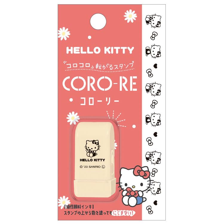 【送料無料】ハローキティ[はんこ]CORO-RE コローリー 転がるスタンプ/キティ＆リボン サンリオ