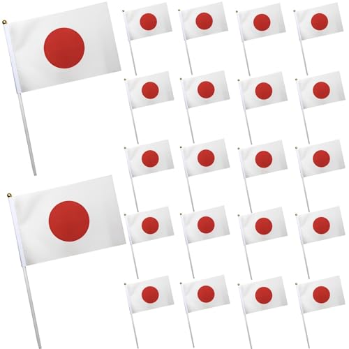 【送料無料】fogman 日本国旗 日の丸 手持ち ミニ イベント 応援 オリンピック サッカー 20本セット