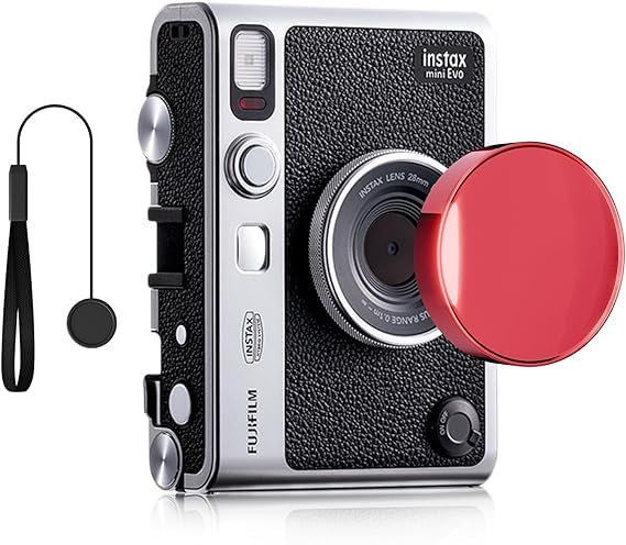 【送料無料】Rieibi 実用的【脱落防止ストラップ付き】 mini evoレンズキャップ、多彩 evoレンズキャッ..