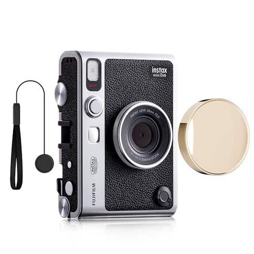 【送料無料】Rieibi 実用的【脱落防止ストラップ付き】 mini evoレンズキャップ、多彩 evoレンズキャッ..