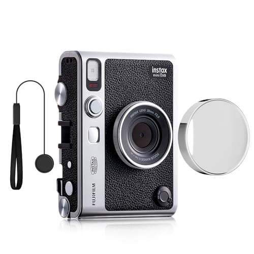 【送料無料】Rieibi 実用的【脱落防止ストラップ付き】 mini evoレンズキャップ、多彩 evoレンズキャッ..