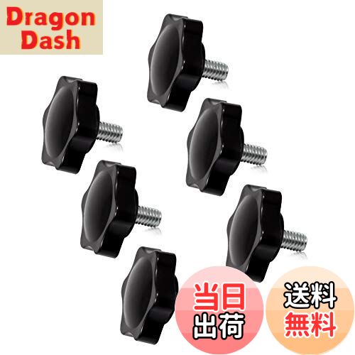 【送料無料】SPEEDWOX ノブ ねじ M6 八幡ねじ 6角ボルト ハンドルネジ グリップノブナット