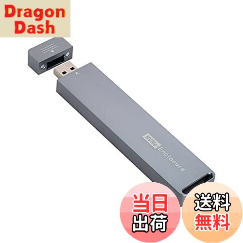 【送料無料】NFHK USB 3.0 - NVME M-Key M.2 NGFF SSD 外部 PCBA コンベーターアダプター RTL9210 チップセット ケース付き