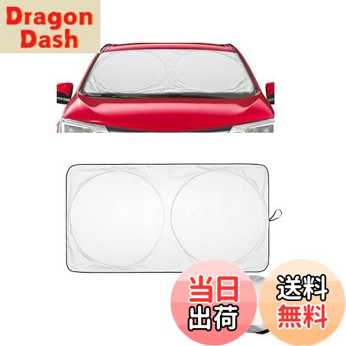 【送料無料】YYANBB フロントサンシェード XV GT系/レヴォーグ VN5系/インプレッサスポーツ GT2/GT6/インプレッサスポーツ GT2/GT6 に対応 折りたたみ式 フロントガラス用 日よけ カバー 日焼け防止 UVカット 遮光 断熱