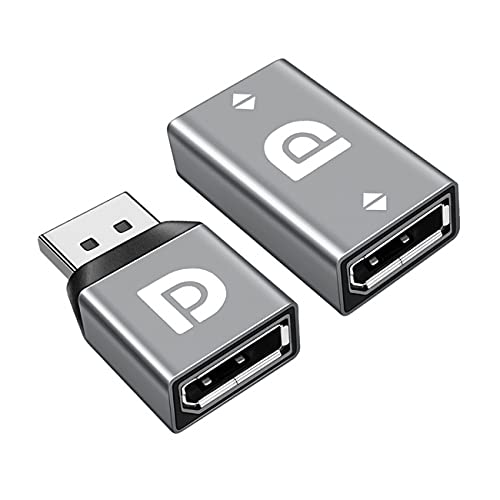 【送料無料】NFHK 2個セット DisplayPort 1.2 4K 60hz - DP 延長アダプター オスメス ウルトラHD UHD ..