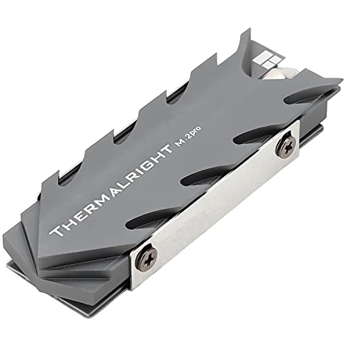 【送料無料】Thermalright M.2 プロ2280 SSDヒートシンク、8mm Heatpipe、高性能2倍側上昇温暖気流パッ..