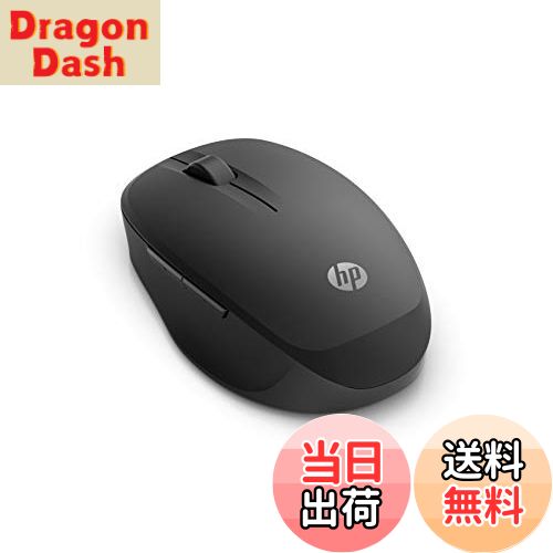 【送料無料】HP マウス ブラック Bluetooth 無線 ワイヤレス 5ボタン【戻る/進むボタン搭載】HP 300 2way ブルートゥース(型番:6CR71AA#UUF) Mac Windows PC MacBook対応【国内正規品】