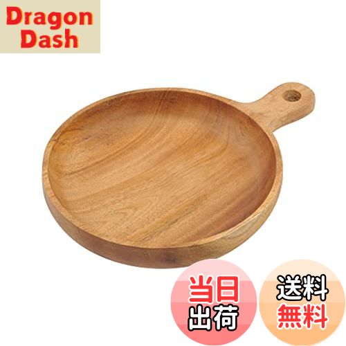 【送料無料】キャプテンスタッグ(CAPTAIN STAG) 木製食器 食器 器 カレー皿 プレート ハンドル付きプレ..