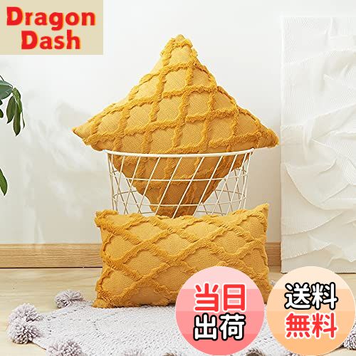 【送料無料】YunJeude クッションカバー cm 北欧 2枚セット フェイクファー ベルベット おしゃれ 可愛..