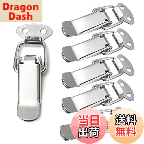 【送料無料】Wolfride 72mm 掛け金スプリングトグルラッチ パッチン錠 ステンレス製掛け金 便利 ボック..