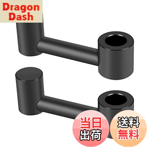 【送料無料】Zukida 車のフック アルミニウム合金素材 2パック自動後部座席フック 柔軟な回転 取り付けが簡単 追加の保管場所 買い物袋が床を転がり、中身がこぼれるのを防ぎます 車のハンガー