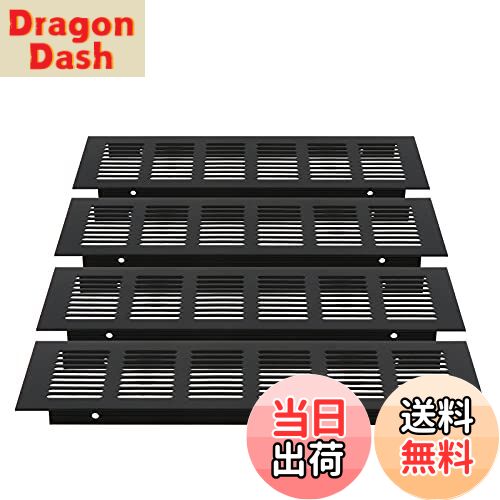 【送料無料】NUOLUX 通気口カバー 換気口 床下換気口 250mmx80mm ワードローブ換気グリル エアベントカ..