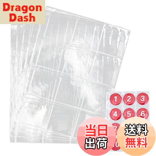 【送料無料】Goreson 缶バッジ57mm専用大容量 57mm 収納ファイル 透明度