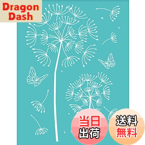 【送料無料】OLYCRAFT シルクステンシルプレート ステンシル 植物 スクリーン印刷テンプレート 描画テ..