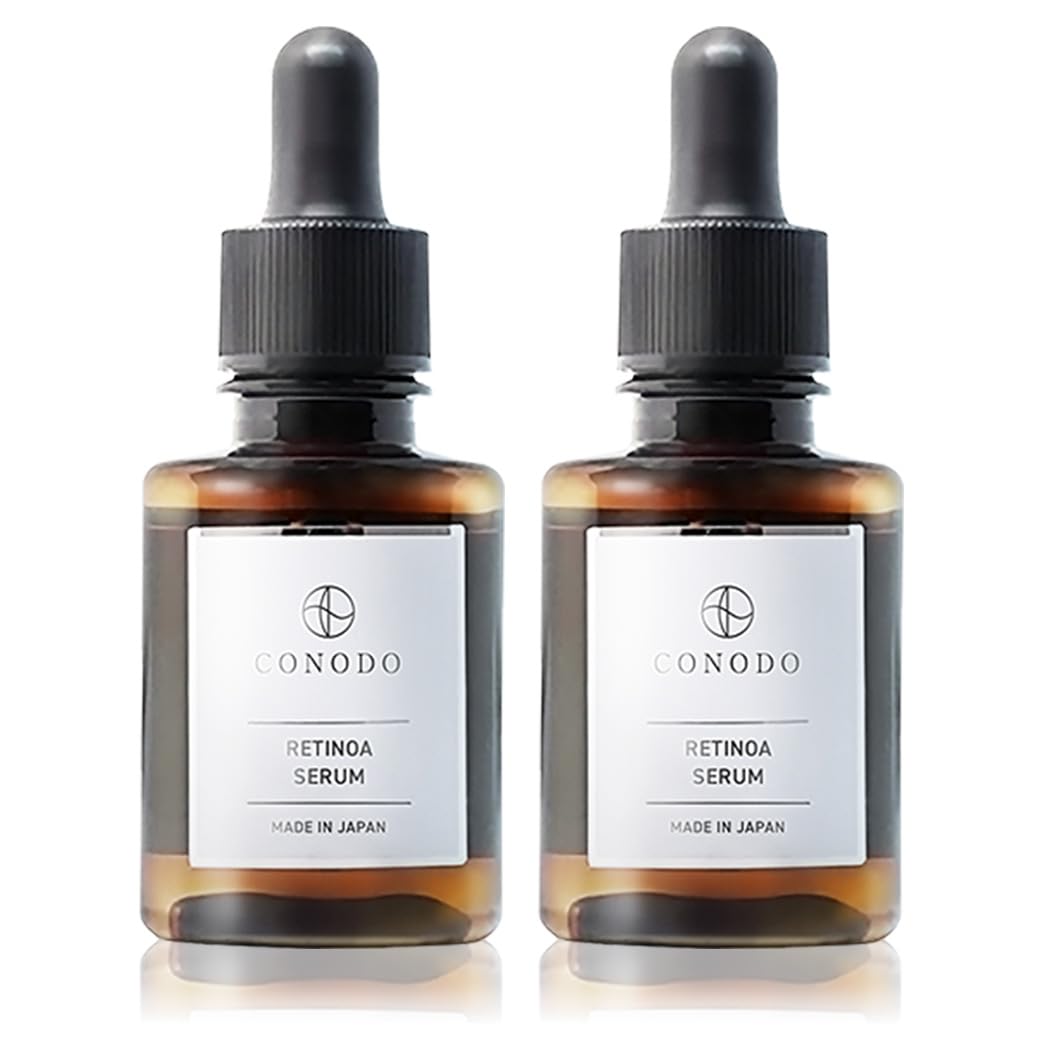 【送料無料】【純粋レチノール原液12％配合】CONODO(コノド) レチノアセラム 30ml 2本セット 美容液 レチノール バクチオール CICA配合 原液 高濃度 色：クリア、サイズ：60ml