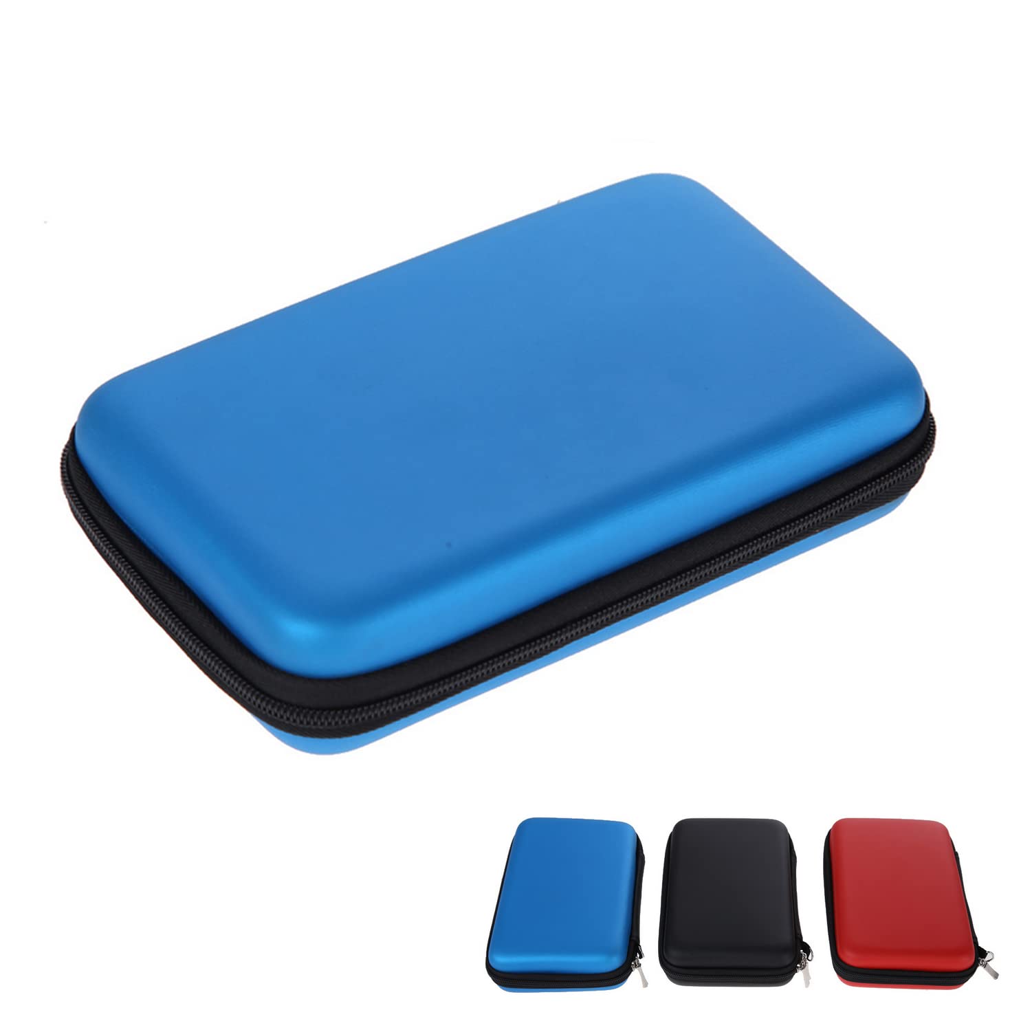 【送料無料】3DS ケース NIJIAKIN ニンテンドー NEW3DS XL、NEW3DS LL、3DS XL、3DS LL対応収納ケース 色：ブルー