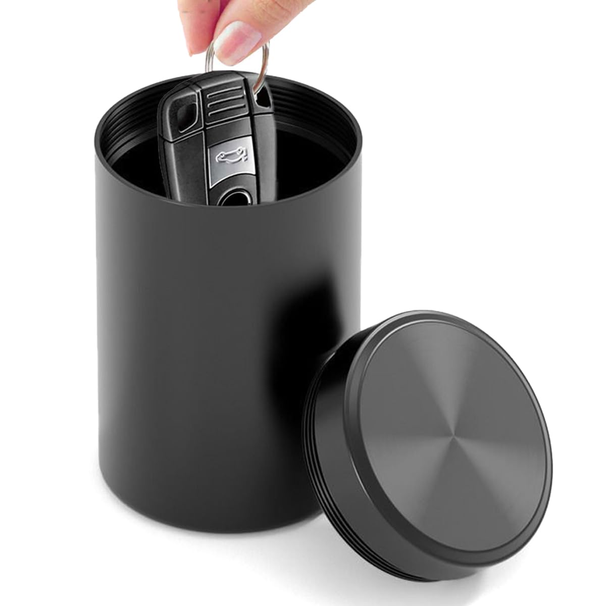 【送料無料】MOICUU 【小型】アルミ缶 電波遮断ケース リレーアタック防止キーケース 電波遮断ボ ...