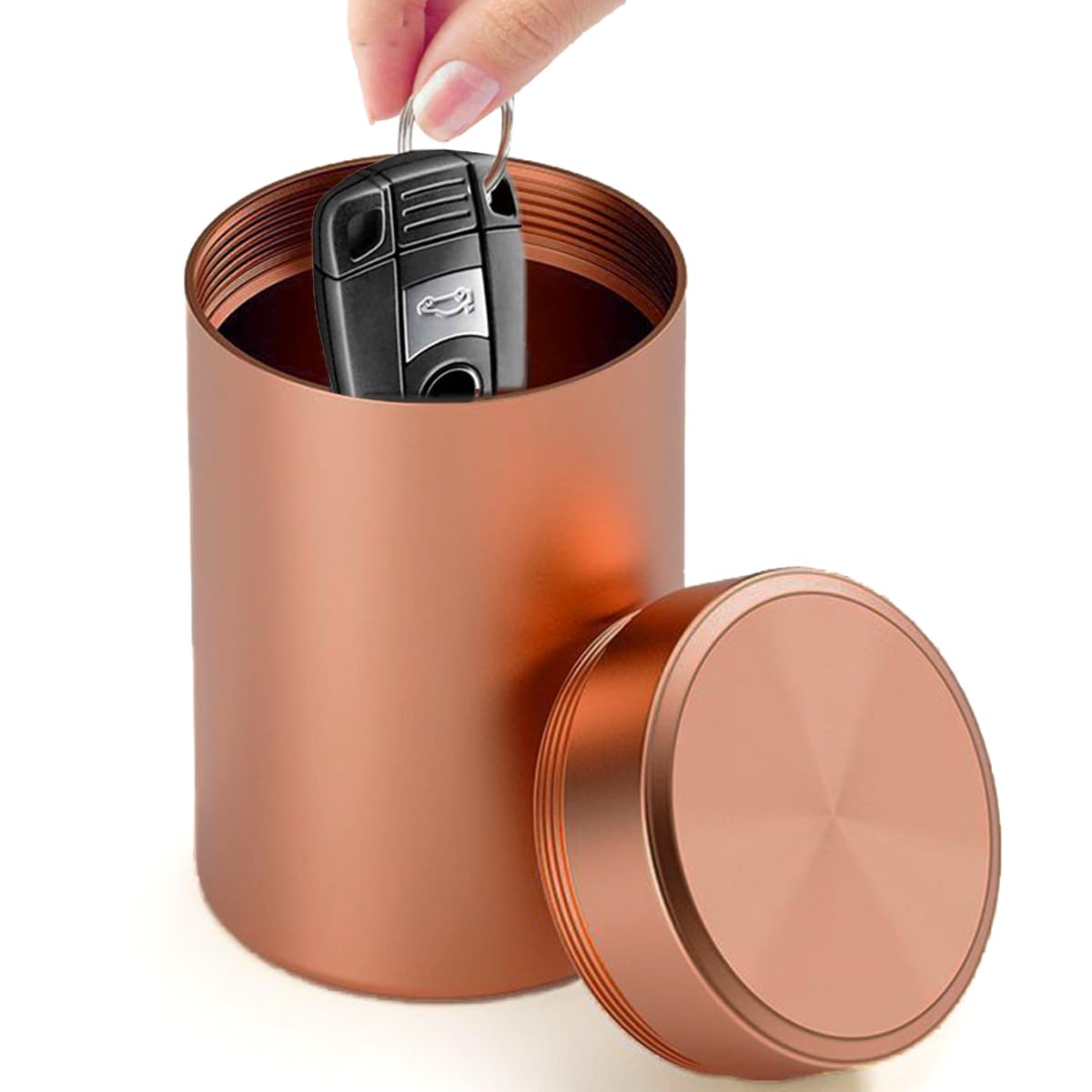 【送料無料】MOICUU 【小型】アルミ缶 電波遮断ケース リレーアタック防止キーケース 電波遮断ボ ...