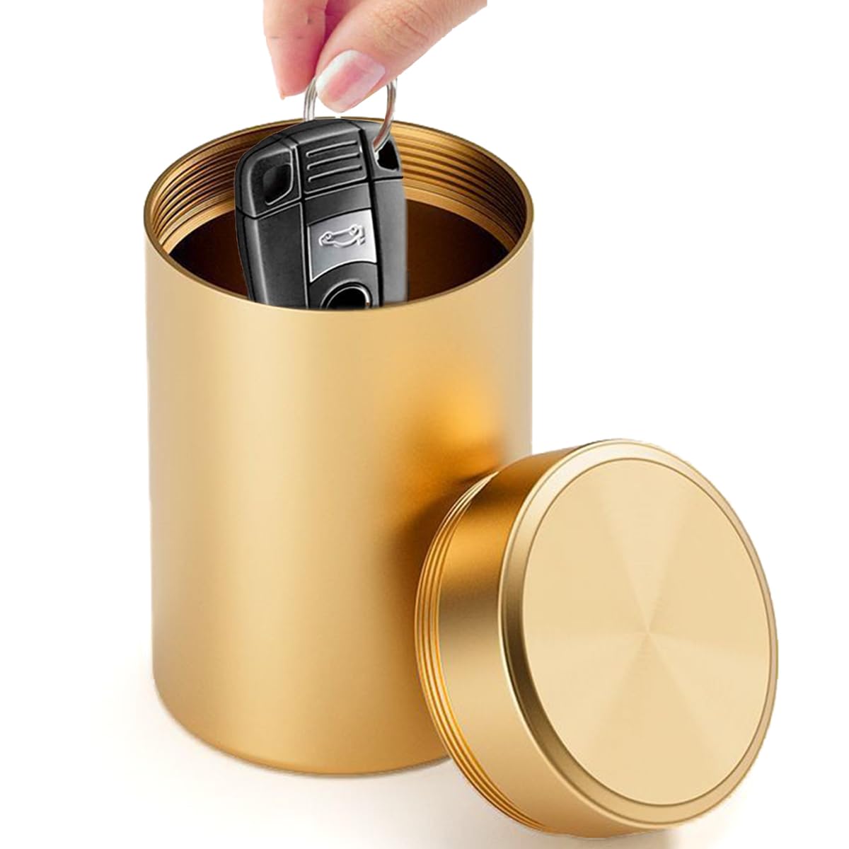 【送料無料】MOICUU 【小型】アルミ缶 電波遮断ケース リレーアタック防止キーケース 電波遮断ボ ...