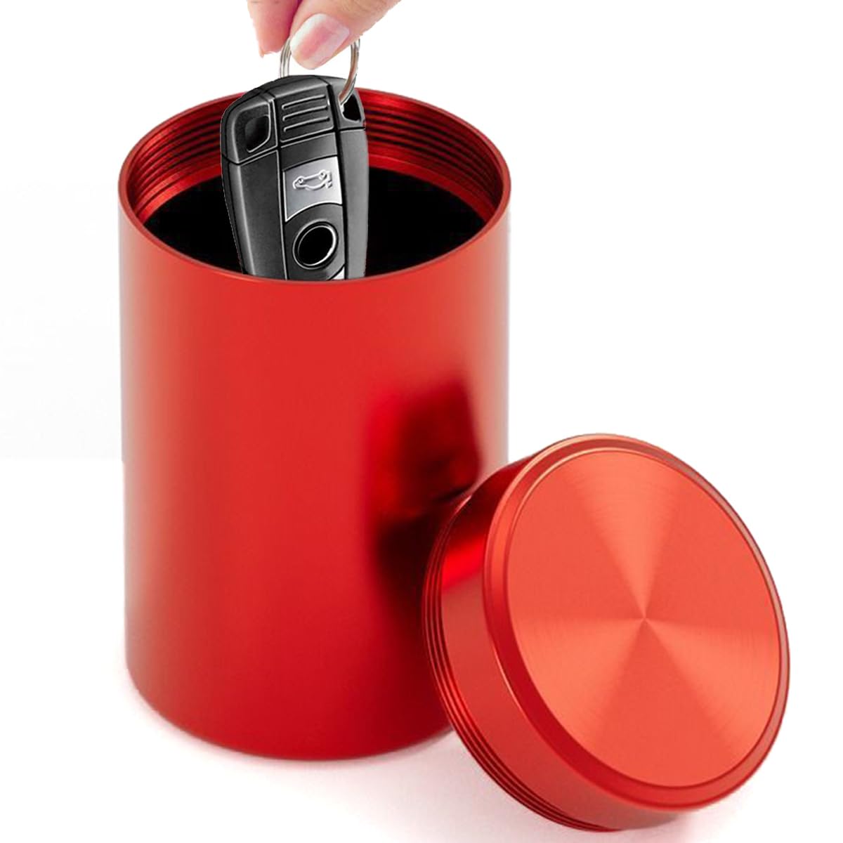 【送料無料】MOICUU 【小型】アルミ缶 電波遮断ケース リレーアタック防止キーケース 電波遮断ボ ...