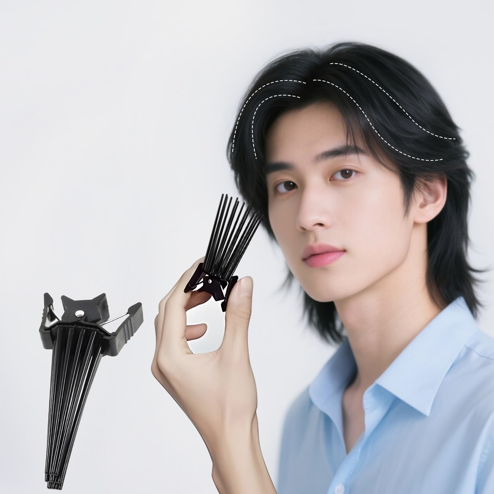 【送料無料】ヘアボリュームピンチャー フォービュート前髪ボリュームピン 前髪たちあげクリップ 根元..